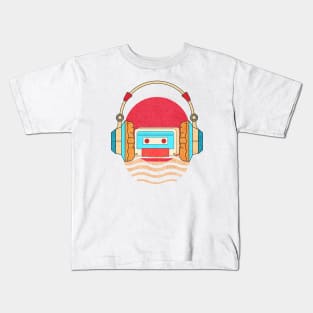 Retro Music Head Kids T-Shirt